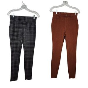 Loft 2 Leggings & Jeggings Size XS Gray/ Brown